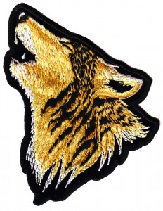 Howling Wolf Small Patch
