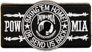POW MIA Barbwire Patch