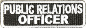 Public Relations Officer Patch