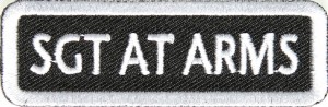 Sgt at Arms Patch