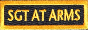 Sgt at Arms Patch