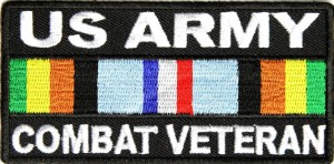 US Army Combat Veteran Patch