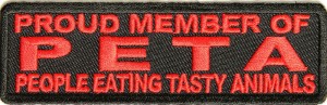 Proud Member of PETA Patch