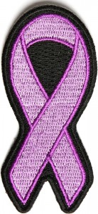 Purple Ribbon Patch