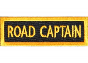 Road captain patch