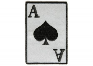 Reflective Ace of Spades patch
