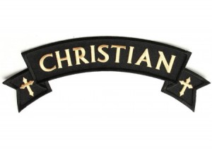Christian rocker patch