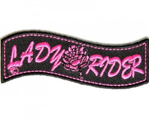 Lady Rider Patch