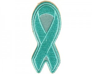 Teal Ribbon Patch