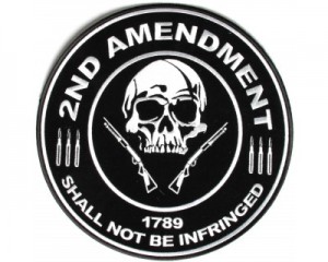 2nd Amendment Skull 1789 Patch