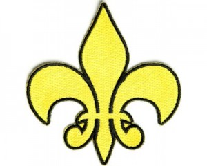 fleur de lis patch