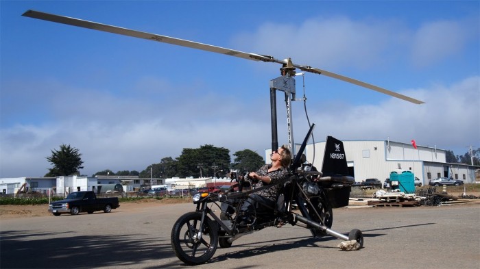 Dezso Molnar Flying Motorcycle