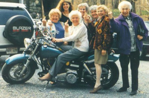 Older People and Motorcycles