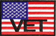 American Flag VET Patch