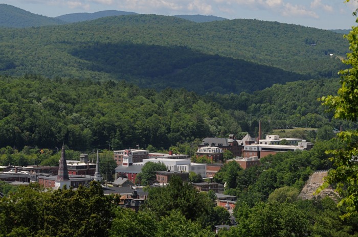 Downtown Montpelier, Vermont.