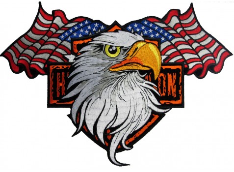 Patriotic Eagle Patch