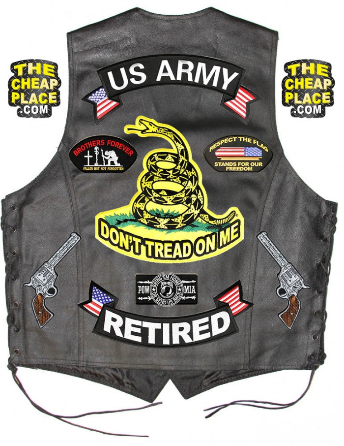 US Army Patches for your Leather Vest