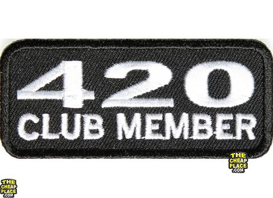 Marijuana Patches | 420 Club Member Patch