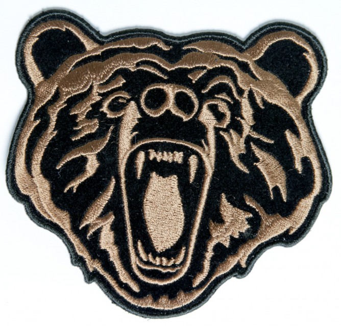 Embroidered Bear Patches