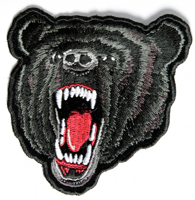 Embroidered Black Bear Patch