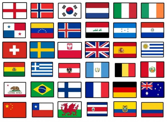 national flag patches