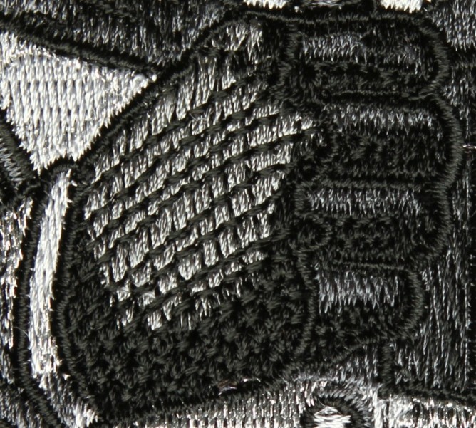Details of our embroidery stitches on our patches Details of our embroidery stitches on our patches