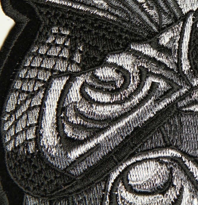 Details of our embroidery stitches on our patches Details of our embroidery stitches on our patches