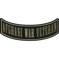 Afghani War Veteran Lower Rocker Afghani War Veteran Lower Rocker
