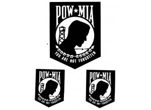 POW MIA You Are Not Forgotten Sticker