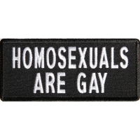Homosexuals Are Gay Patch Homosexuals Are Gay Patch
