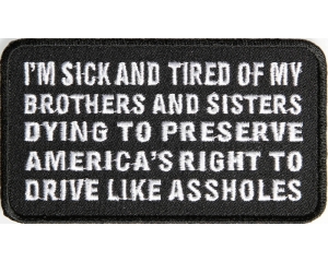 Americas Right To Drive Like Assholes Patch