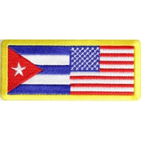 Cuba America Flag Patch Cuba America Flag Patch