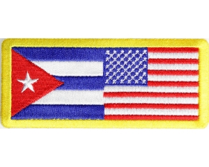 Cuba America Flag Patch