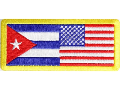 Cuba America Flag Patch