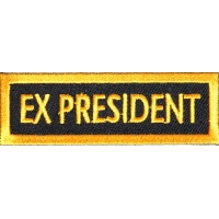 Ex President Patch Yellow Ex President Patch Yellow