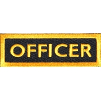 Officer Patch Yellow Officer Patch Yellow