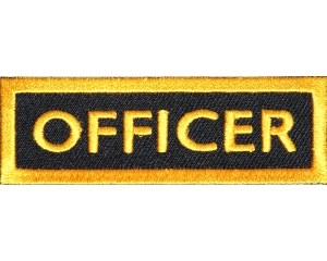 Officer Patch Yellow