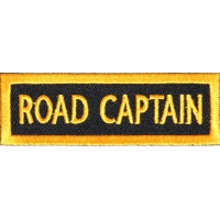 Road Captain Patch Yellow Road Captain Patch Yellow