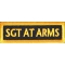 Sgt At Arms Patch Yellow