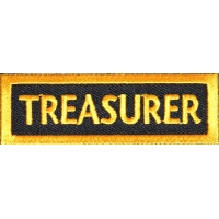 Treasurer Patch Yellow