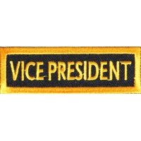 Vice President Patch Yellow