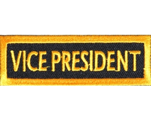 Vice President Patch Yellow