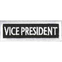 Vice President Patch White