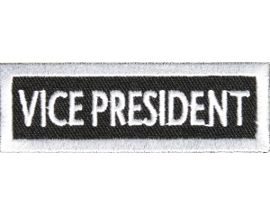 Vice President Patch White