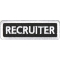 Recruiter Patch White