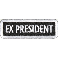 Ex President Patch White