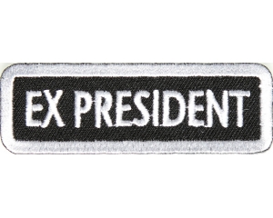 Ex President Patch White