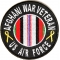 Afghani War Veteran US Air Force Round Patch