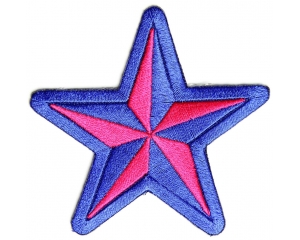 Pink Blue Star Patch