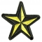 Black and Yellow Star Patch
